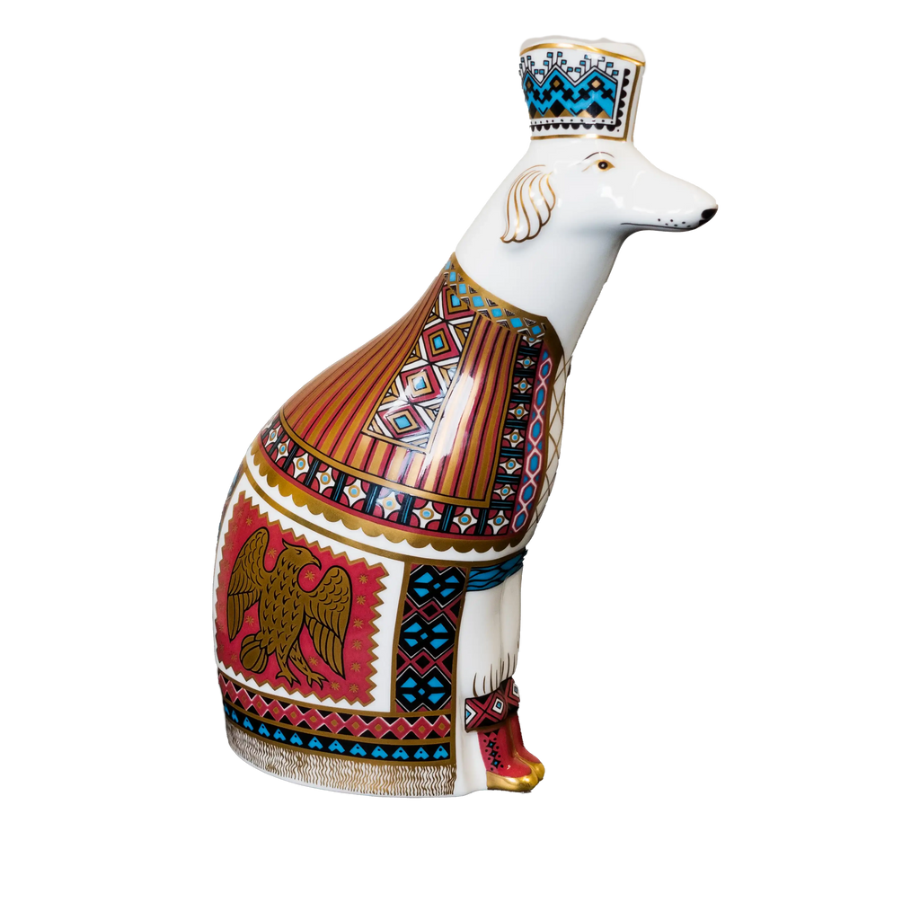Royal Crown Derby National Dogs Collection : Borzoi Paperweight