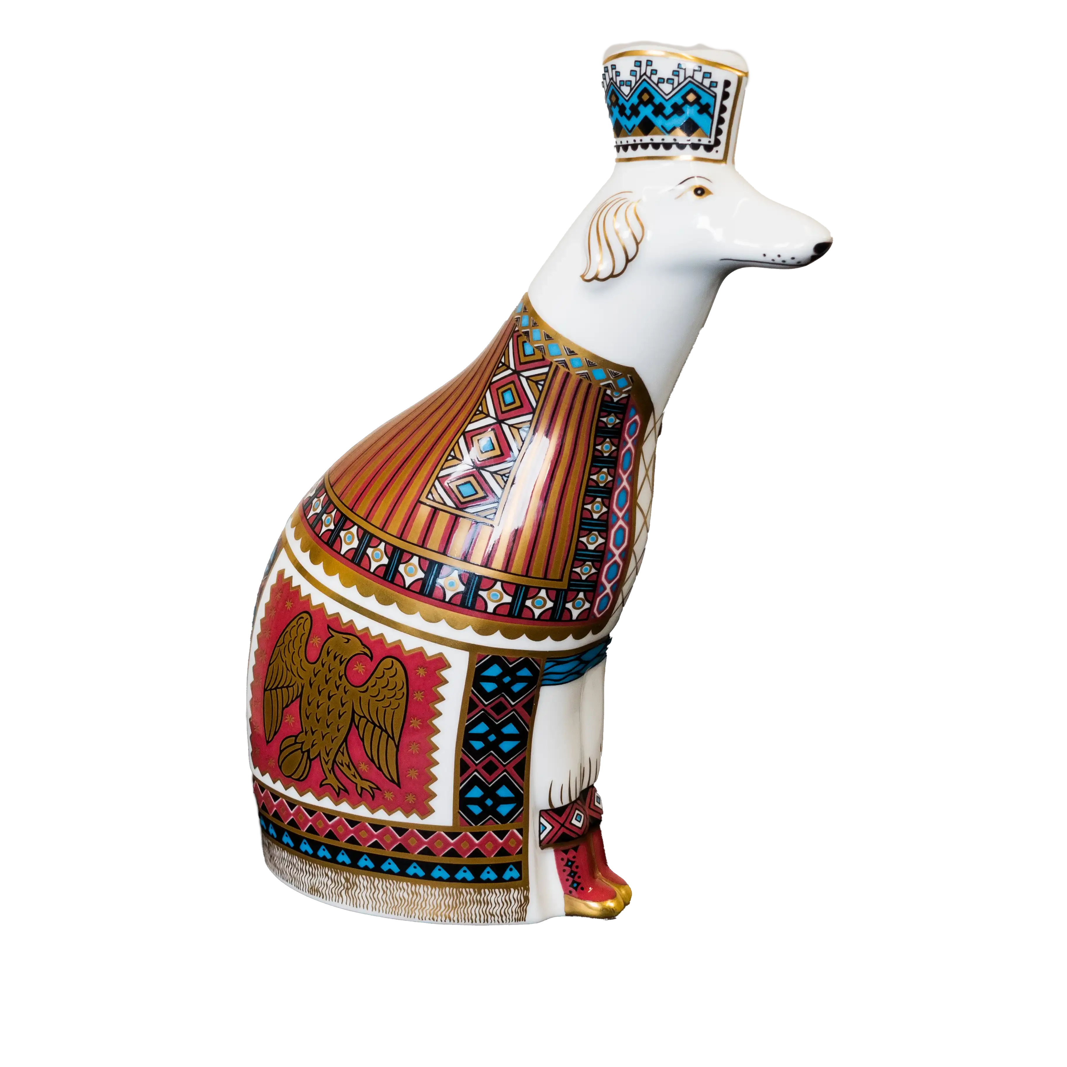 Royal Crown Derby National Dogs Collection : Borzoi Paperweight