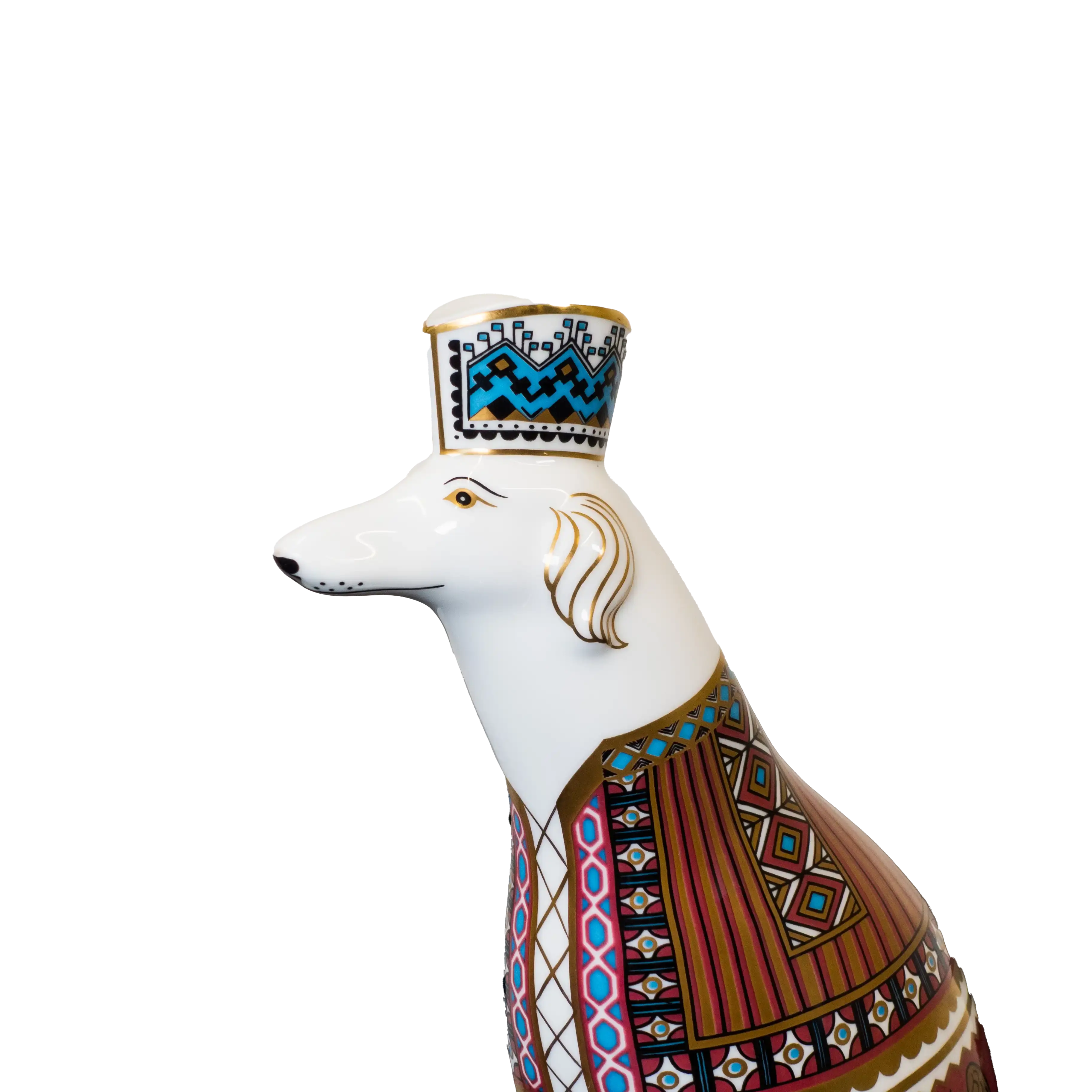 Royal Crown Derby National Dogs Collection : Borzoi Paperweight