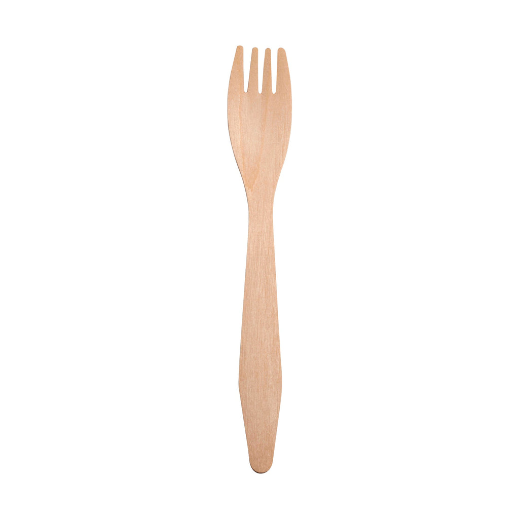 Natural Birch Eco-Friendly Disposable Dinner Forks