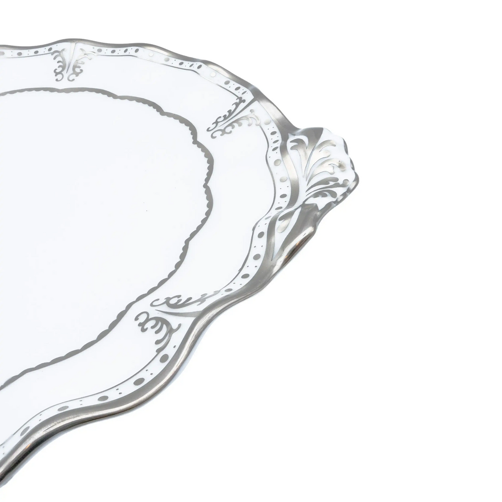 Royal Crown Derby Elizabeth Platinum Bread & Butter Plate Bone China