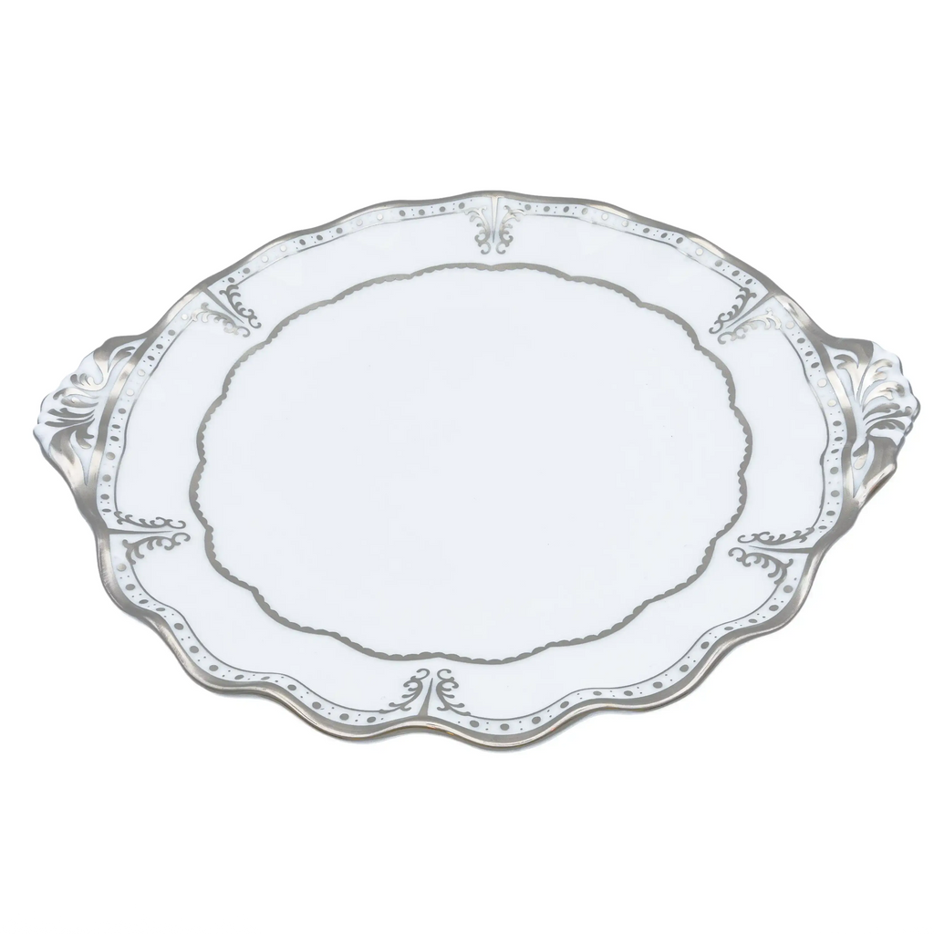 Royal Crown Derby Elizabeth Platinum Bread & Butter Plate Bone China