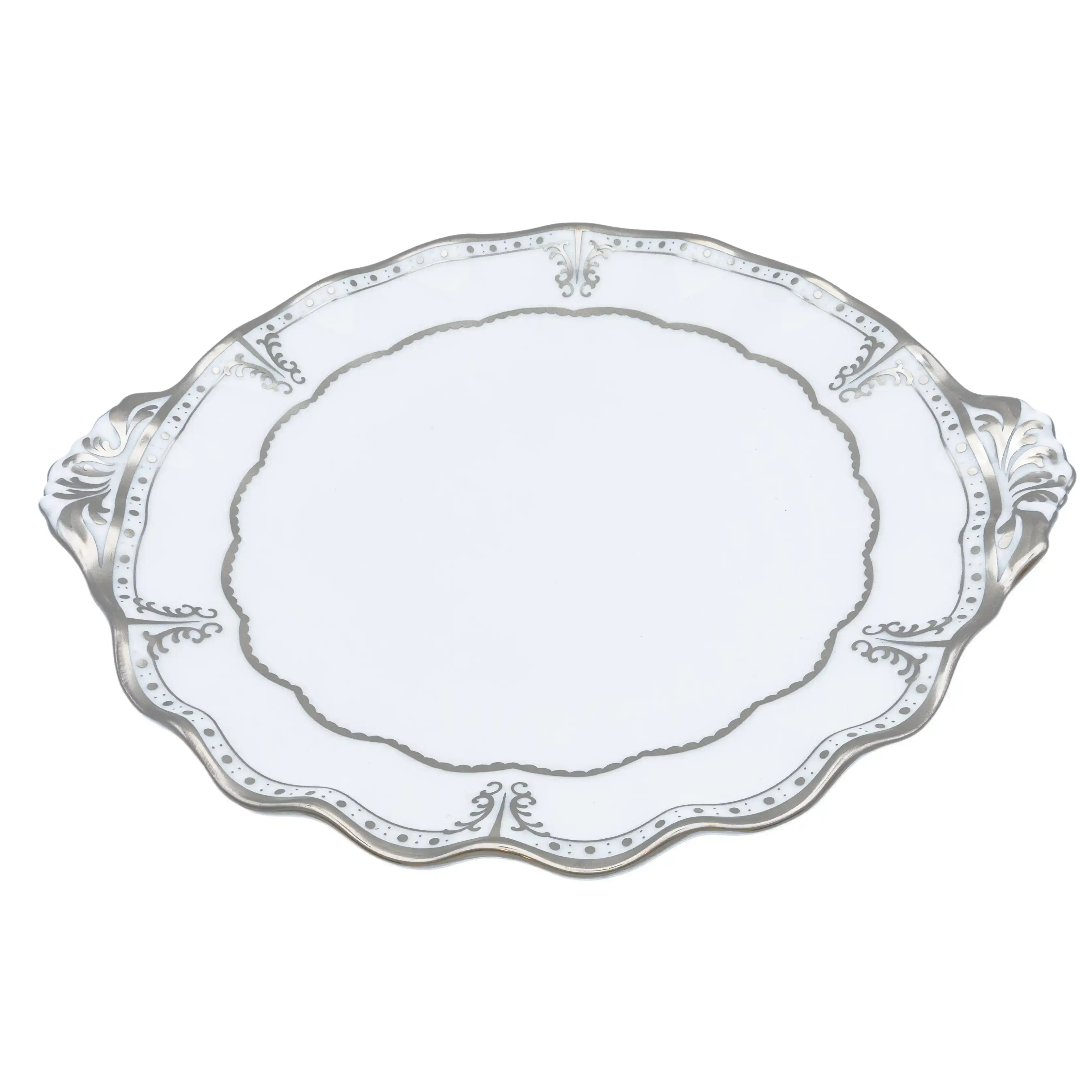 Royal Crown Derby Elizabeth Platinum Bread & Butter Plate Bone China