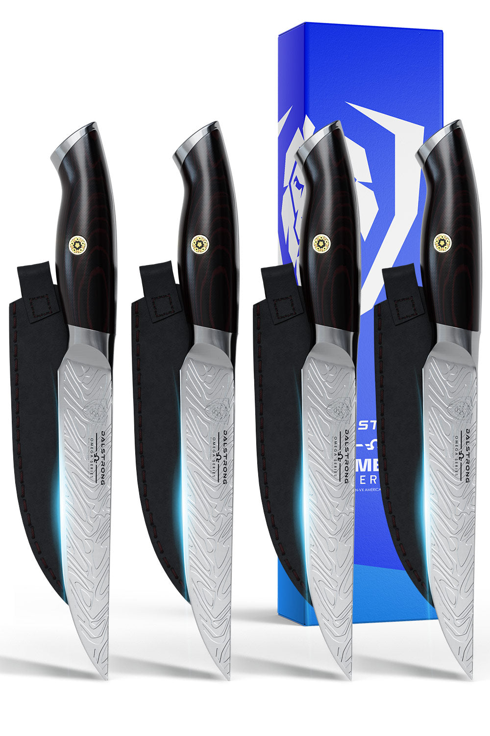 4-Piece Steak Knife Set 5.5" | Omega Series | Dalstrong ©