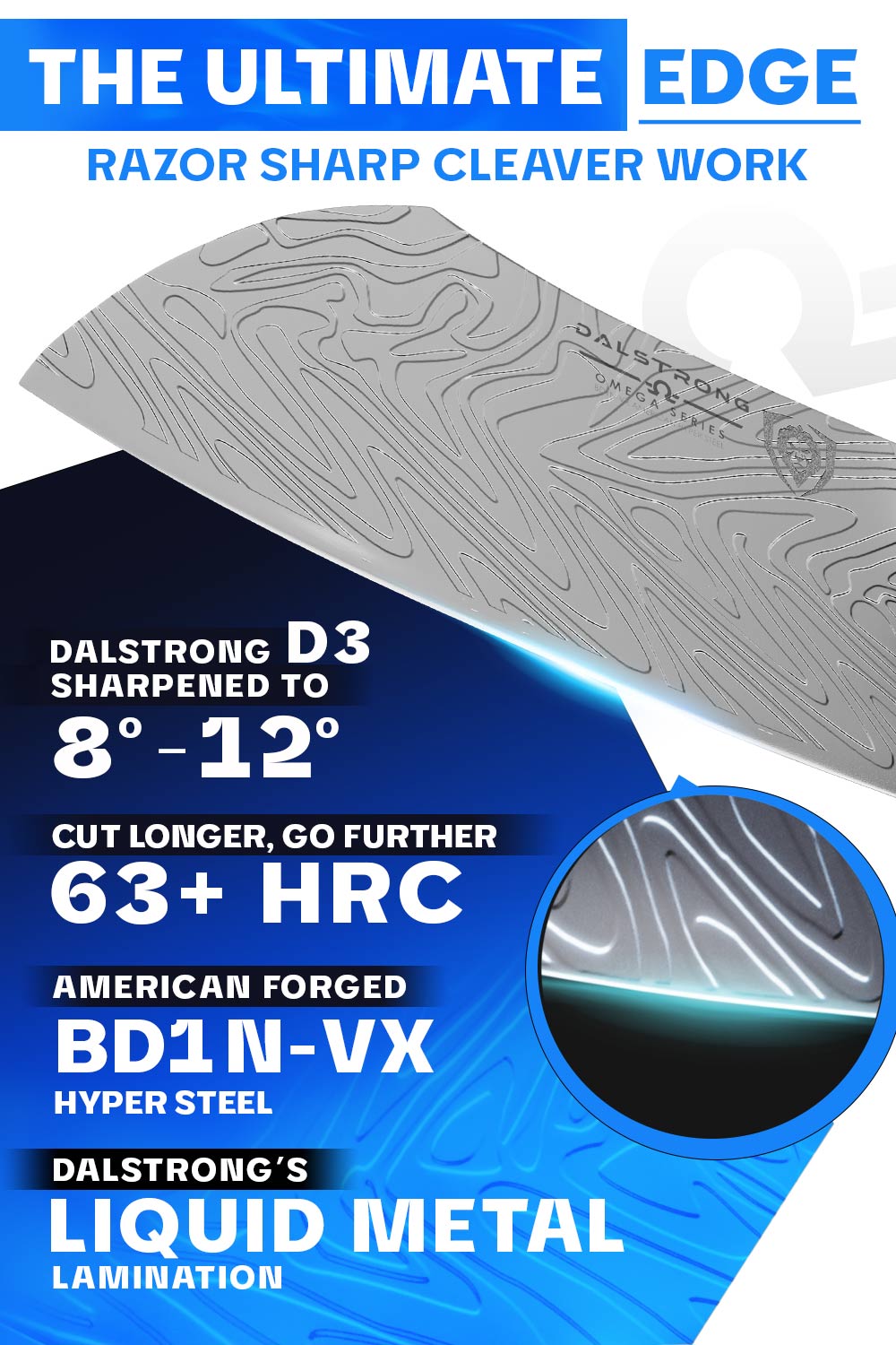 Cleaver Knife 7" | Omega Series | Dalstrong ©