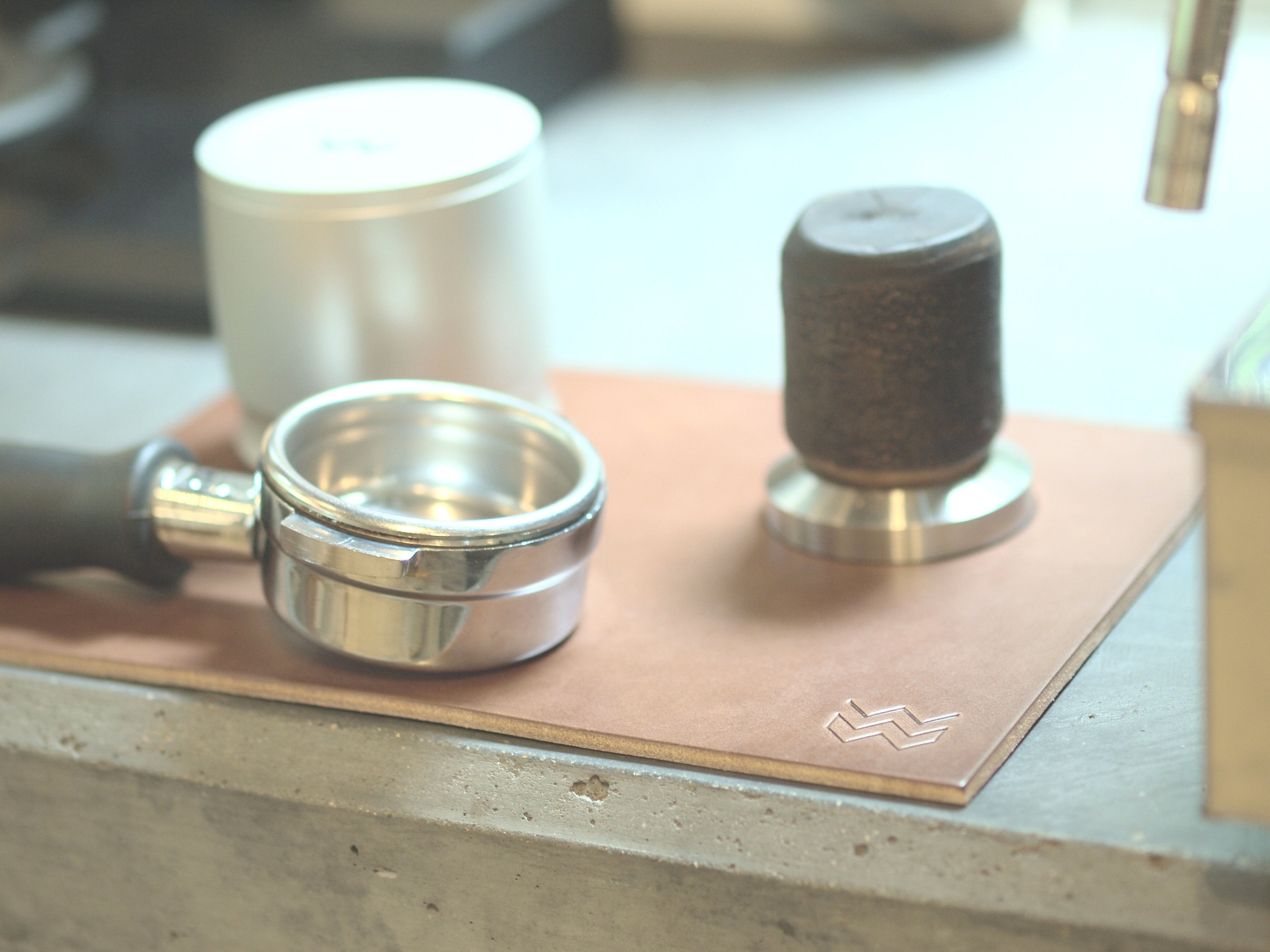 Leather Tamping Mat