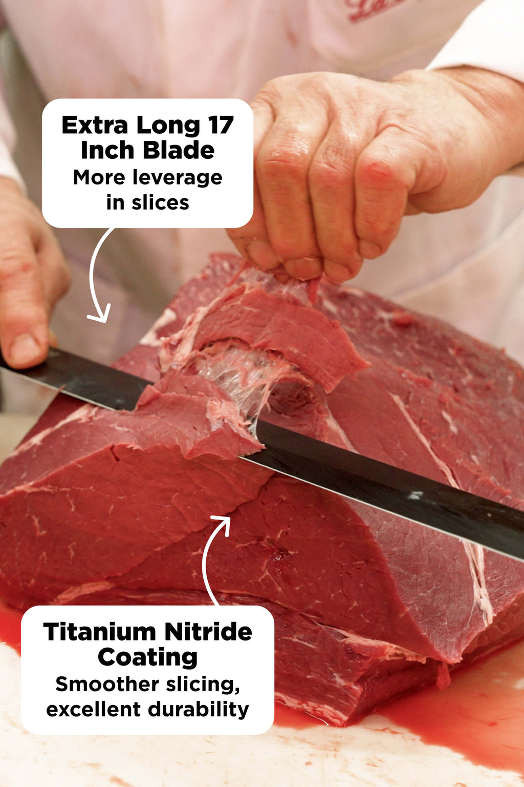 Titan Slicer 17" | Shadow Black Series | NSF Certified | Dalstrong ©