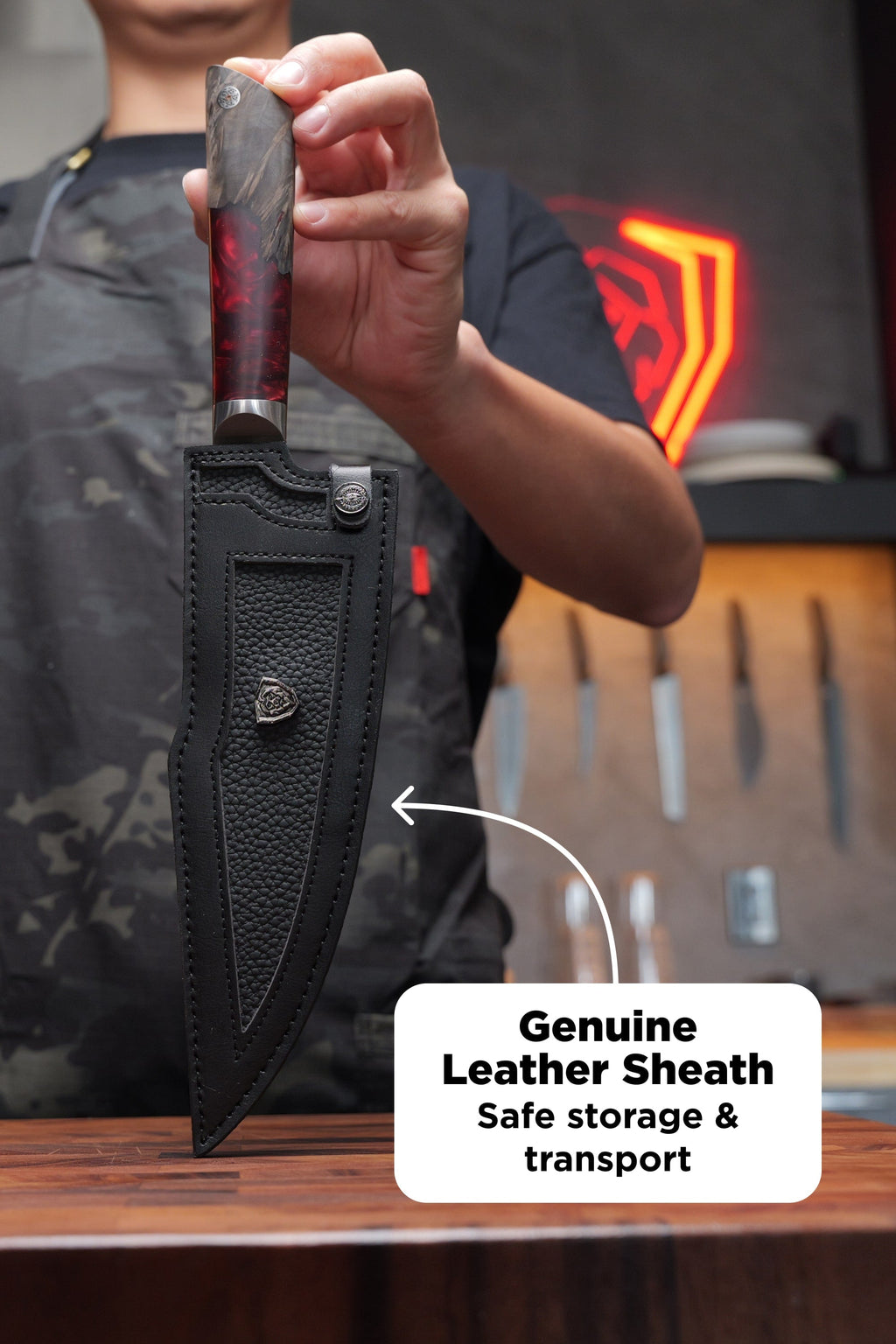 Chef's Knife 8" | Spartan Ghost™ Series | Dalstrong ©