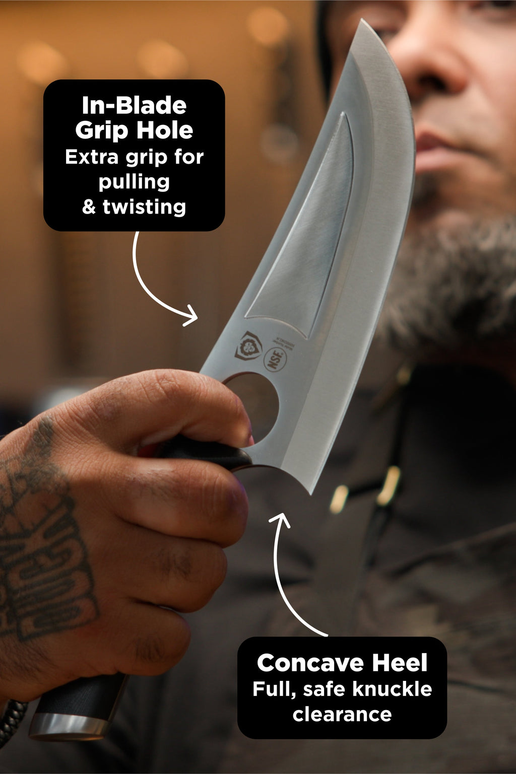 Venator Knife 7" | Gladiator Series | NSF Certified | Dalstrong ©