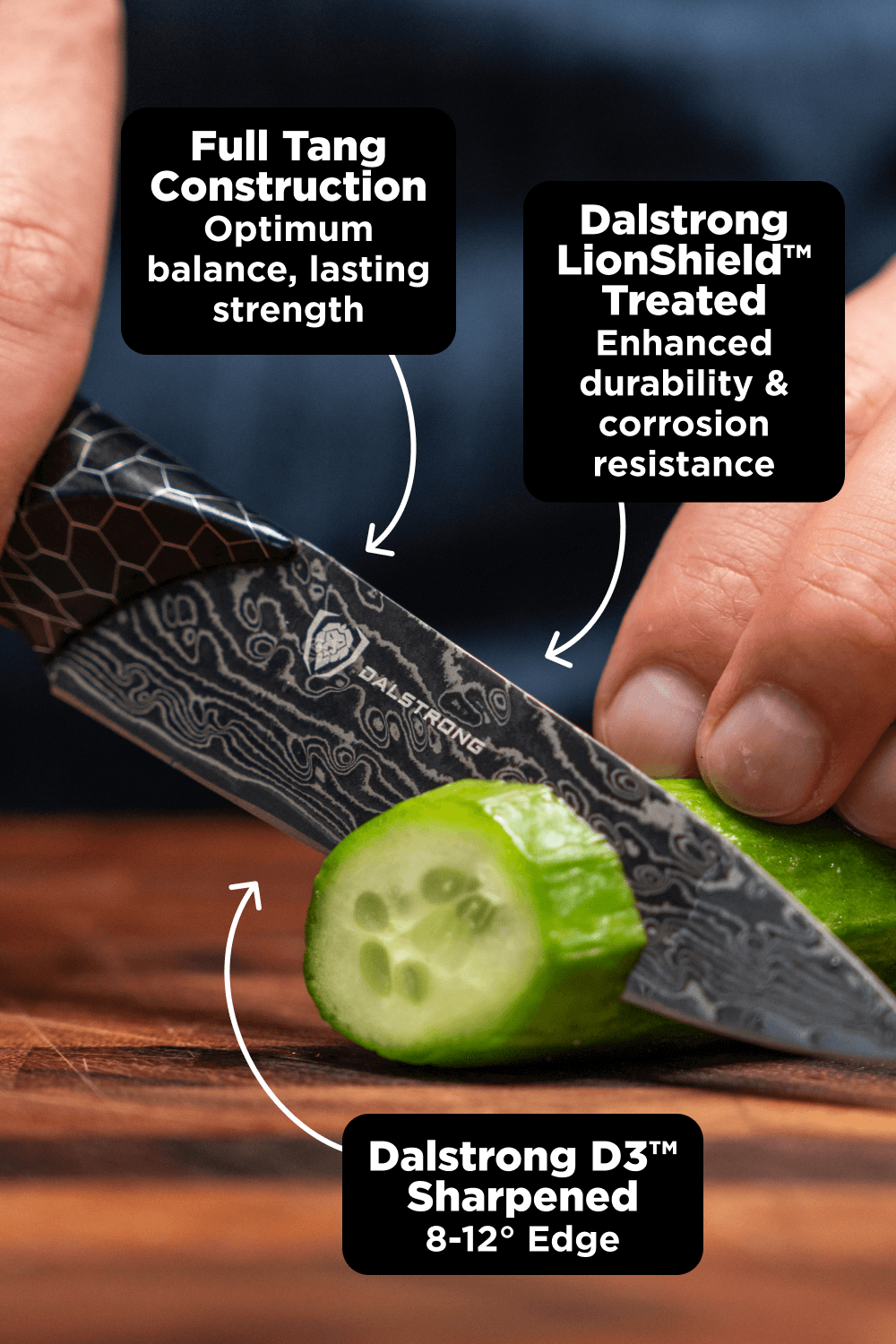 2 Piece Set | Chef Knife & Paring Knife | The Scorpion Series | Dalstrong ©