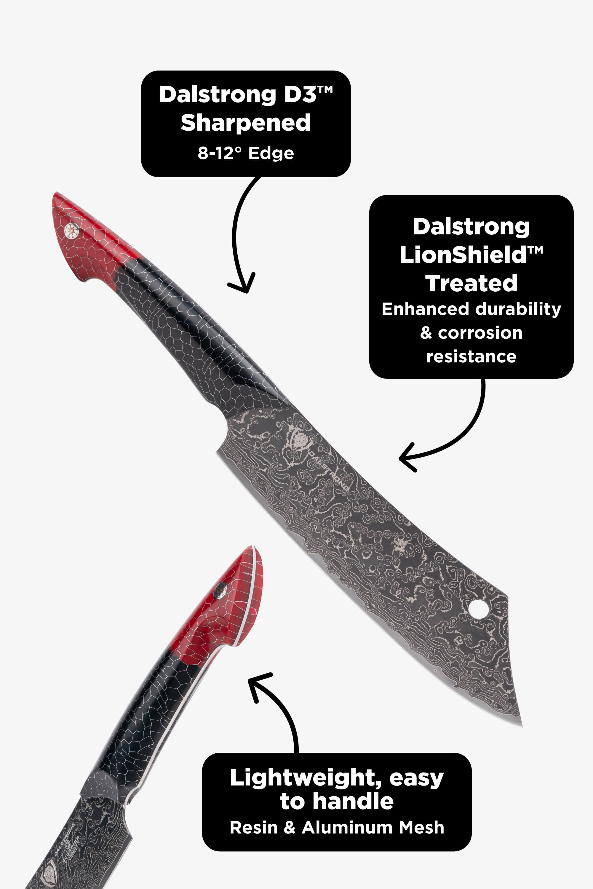 Meat Prep Bundle | Scorpion Series 8" Crixus Knife + 7" Fillet Knife