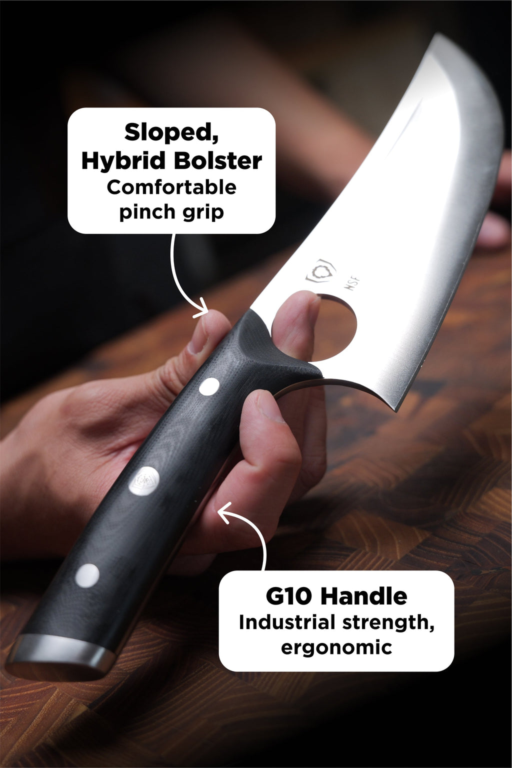 Venator Knife 7" | Gladiator Series | NSF Certified | Dalstrong ©