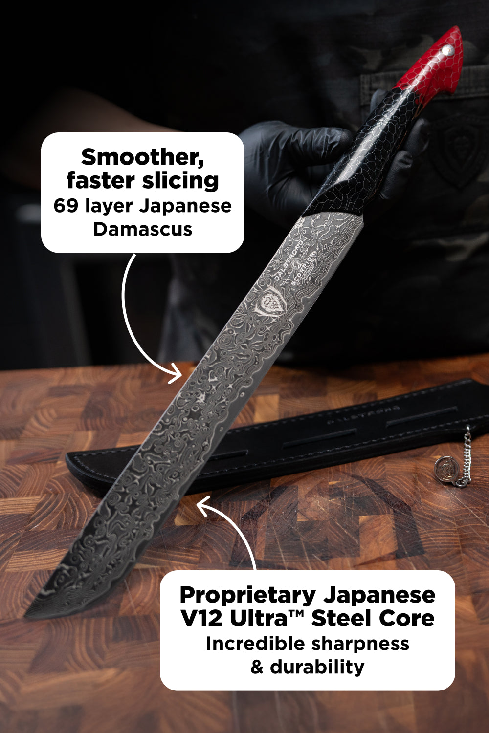 Slicing & Brisket Knife 11" | The Scorpion Series | Dalstrong ©