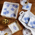 Vietri Papersoft Blue & White Floral Napkins