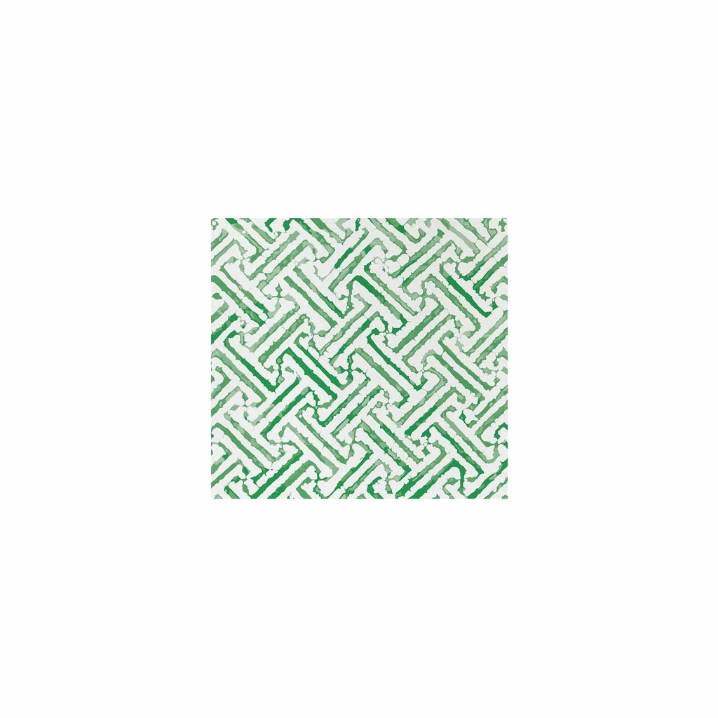Vietri Papersoft Greek Key Green Napkins