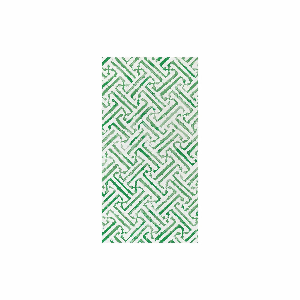 Vietri Papersoft Greek Key Green Napkins