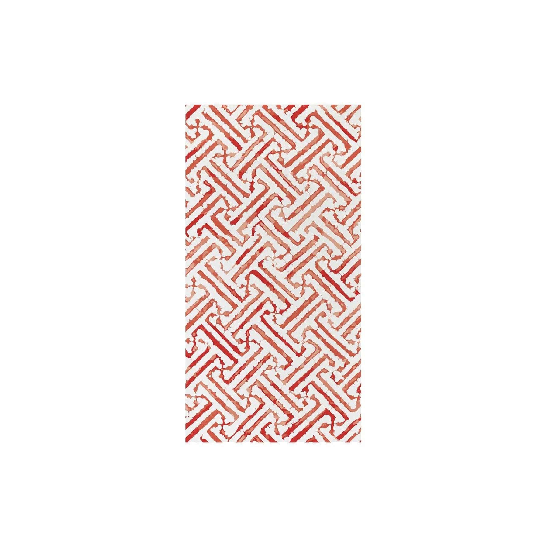 Vietri Papersoft Napkins Greek Key Red Napkins