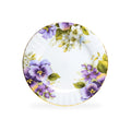 7.75" Pansy Bone China Dessert Plate