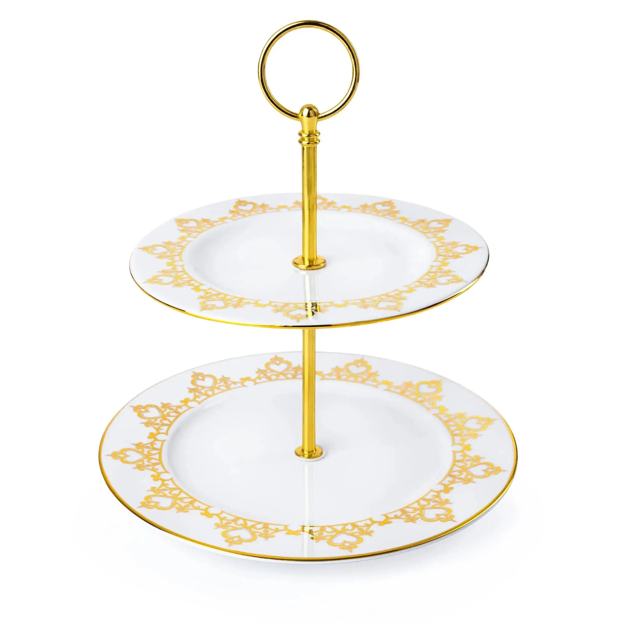English Ladies Disney Princess 2 Tier Cake Stand