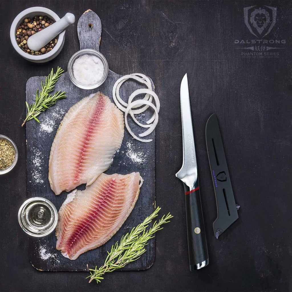Straight-Edged Boning Knife 6" | Phantom Series | Dalstrong ©