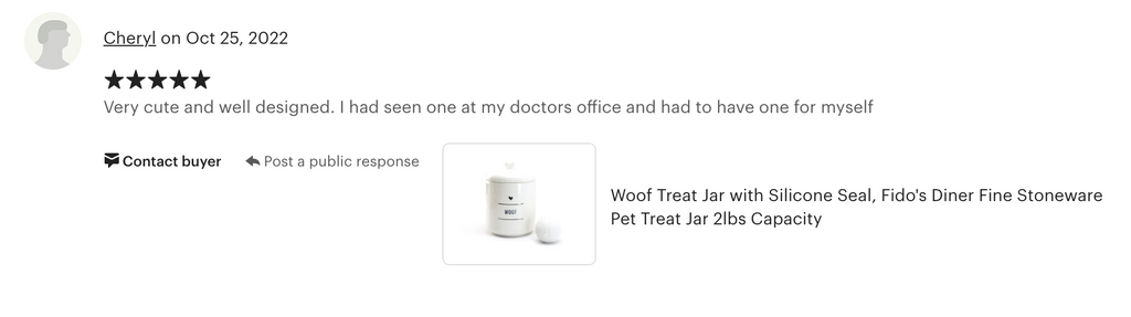 Woof Treat Jar