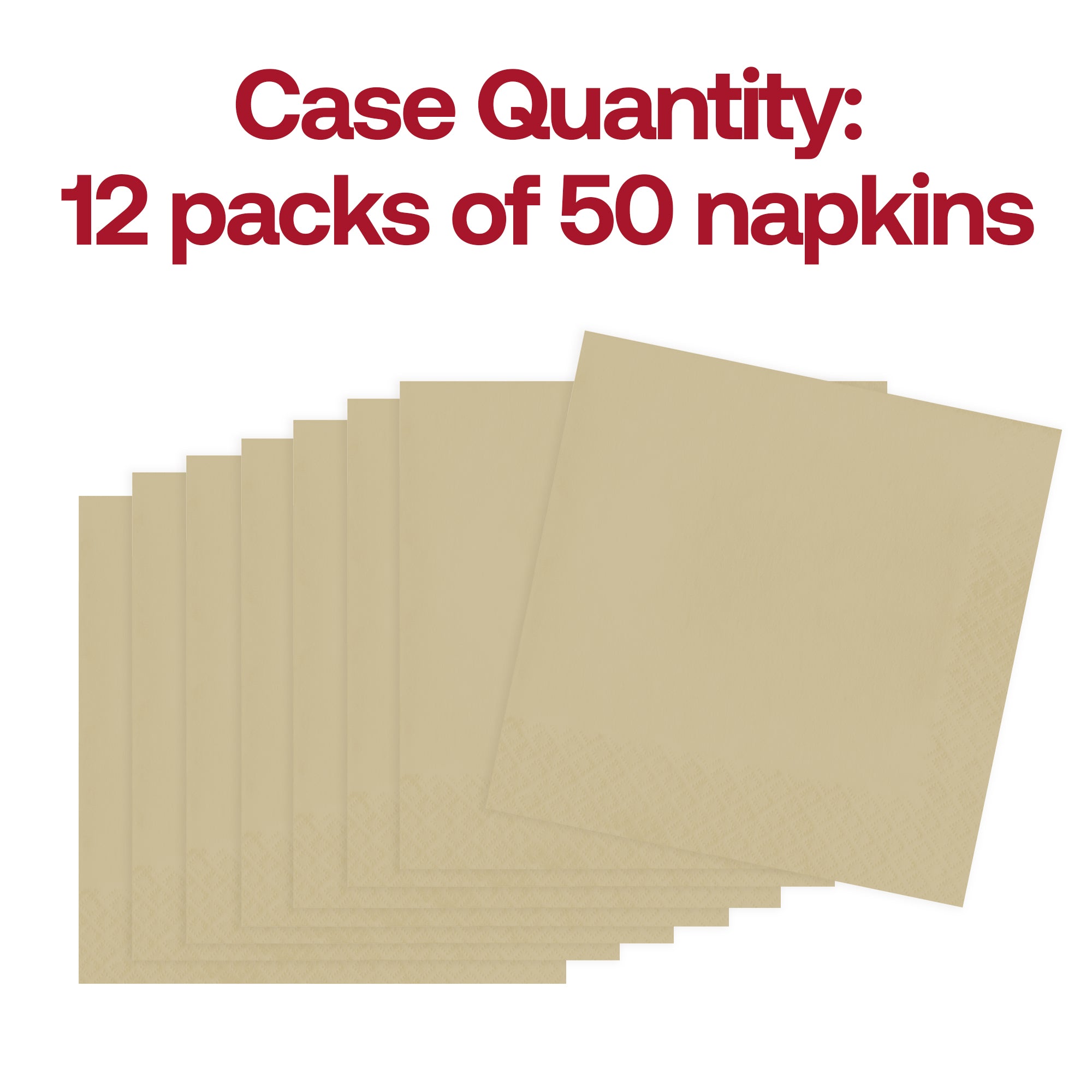 Ivory Paper Beverage/Cocktail Napkins