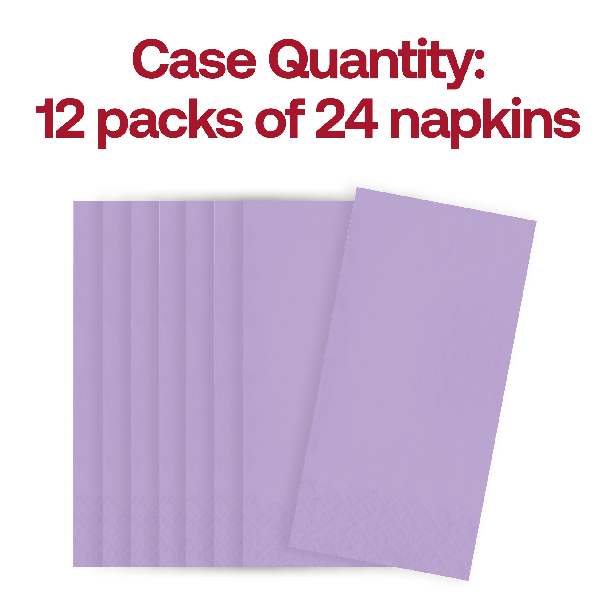 Luscious Lavender Paper Dinner Napkins