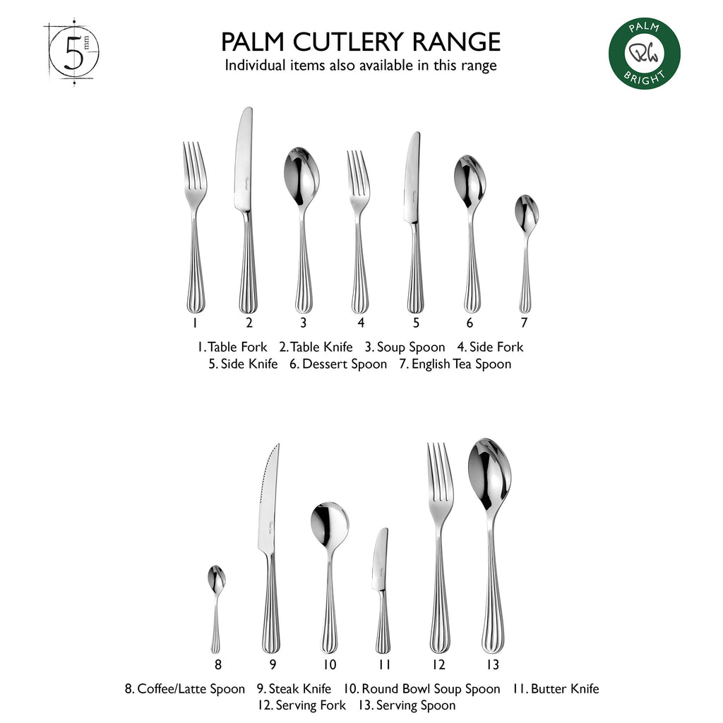Palm Bright Serving Set, 3 Piece