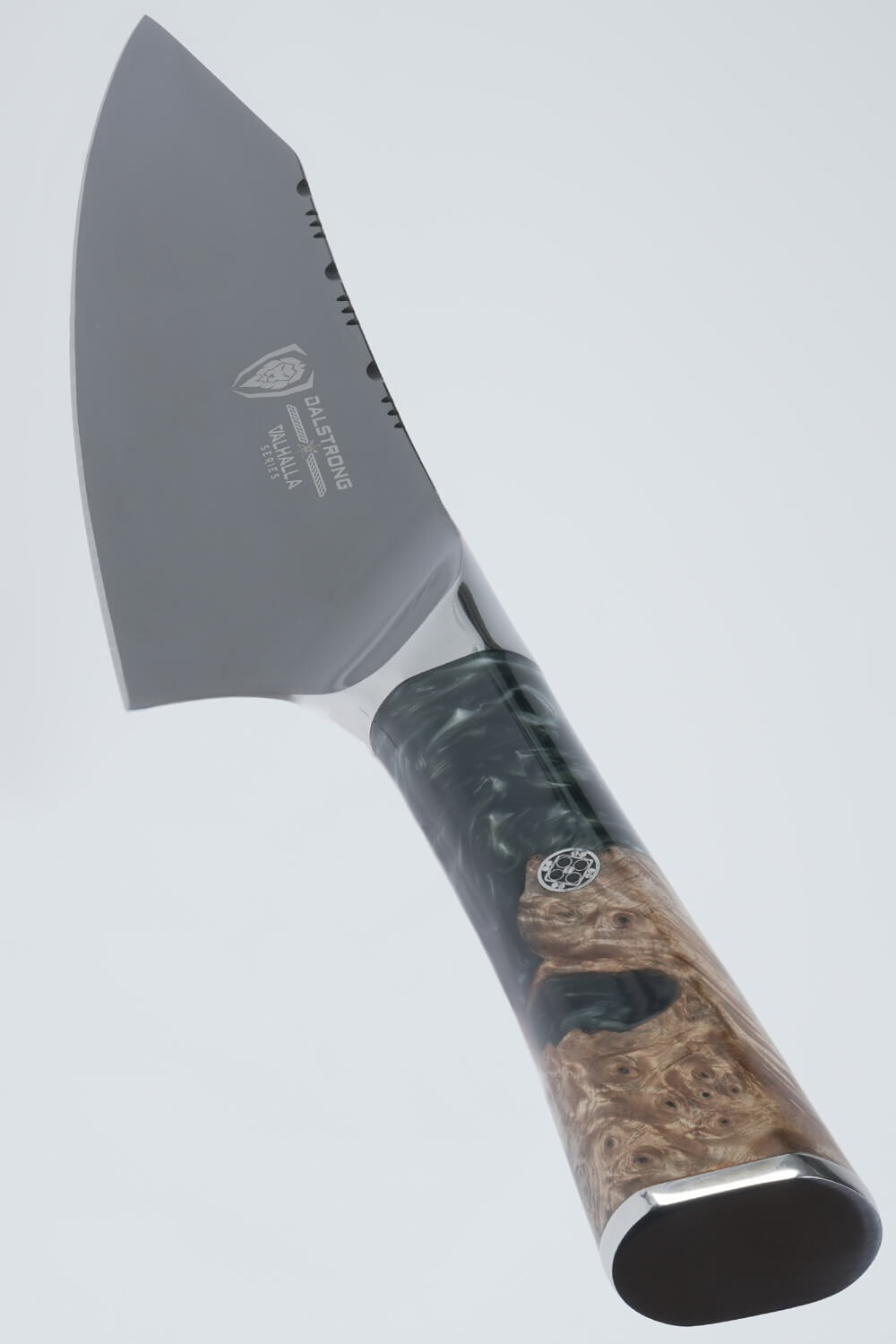 Valhalla Series Chef & BBQ Essentials | 8" Chef's Knife + 8" Chef-Cleaver Hybrid - The Crixus