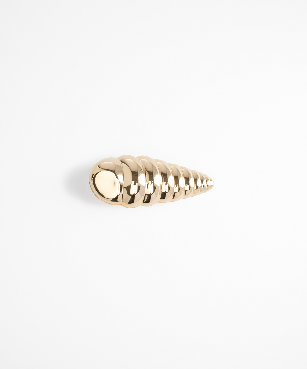 Metal Cone Shell Jar