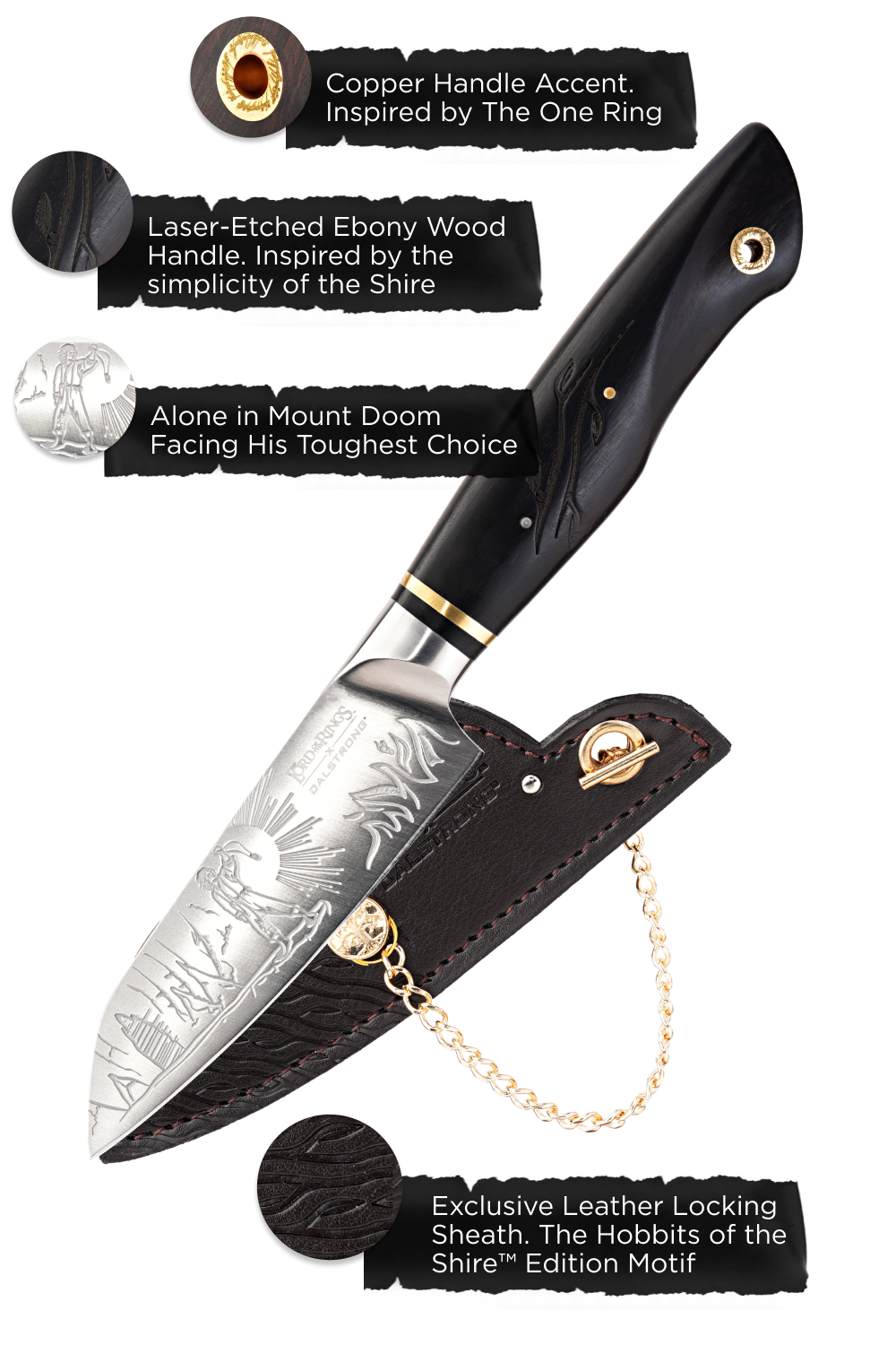 Paring Knife 4" | The Lord of the Rings™ Edition | Dalstrong ©