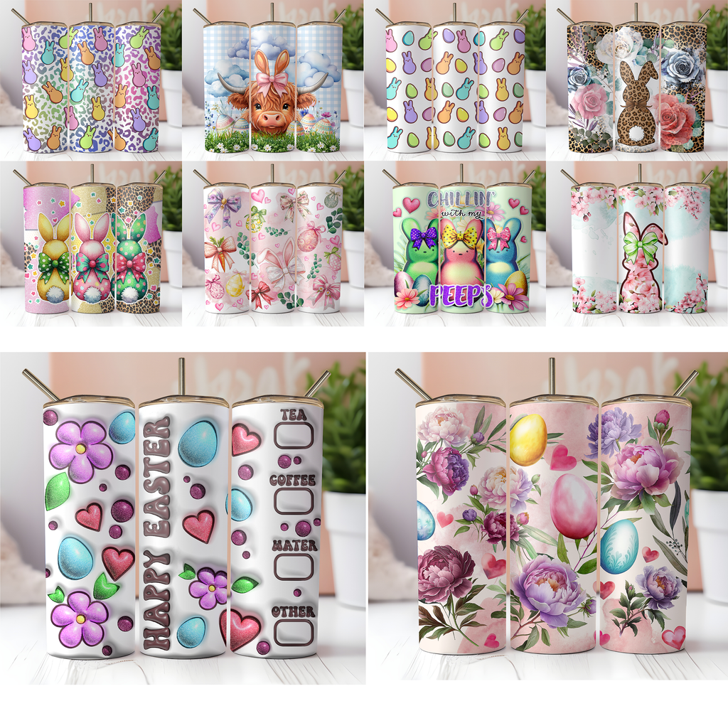 Assorted Ready to Press Sublimation Prints (10 Pack) - Easter