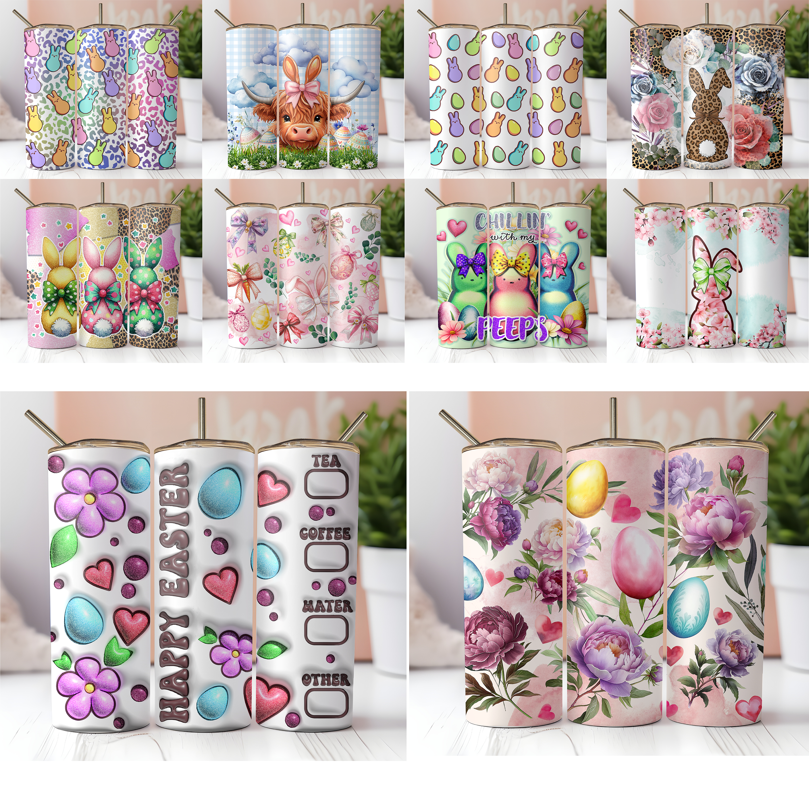 Assorted Ready to Press Sublimation Prints (10 Pack) - Easter