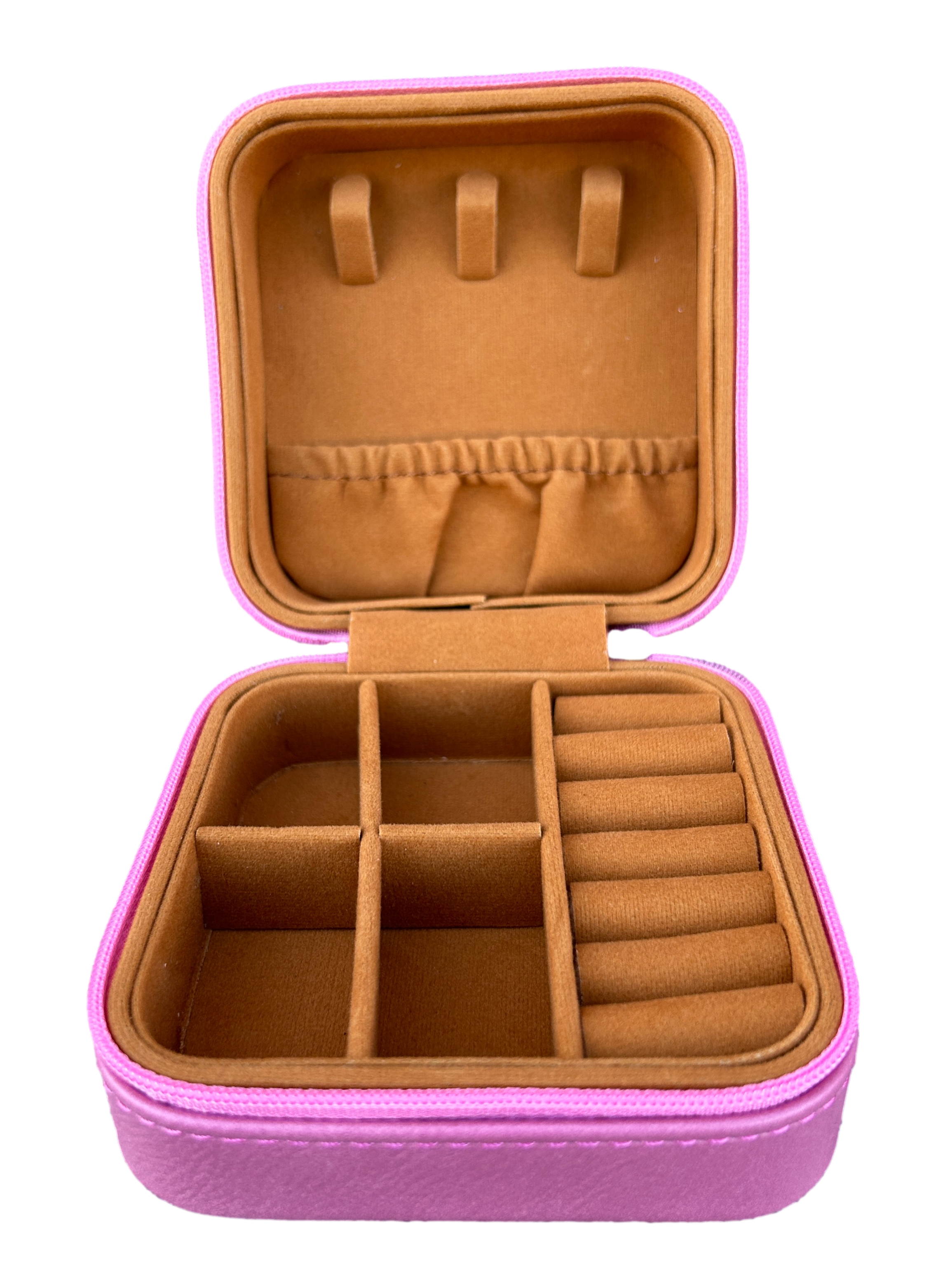 Jewelry Case Zip Closure for Travel