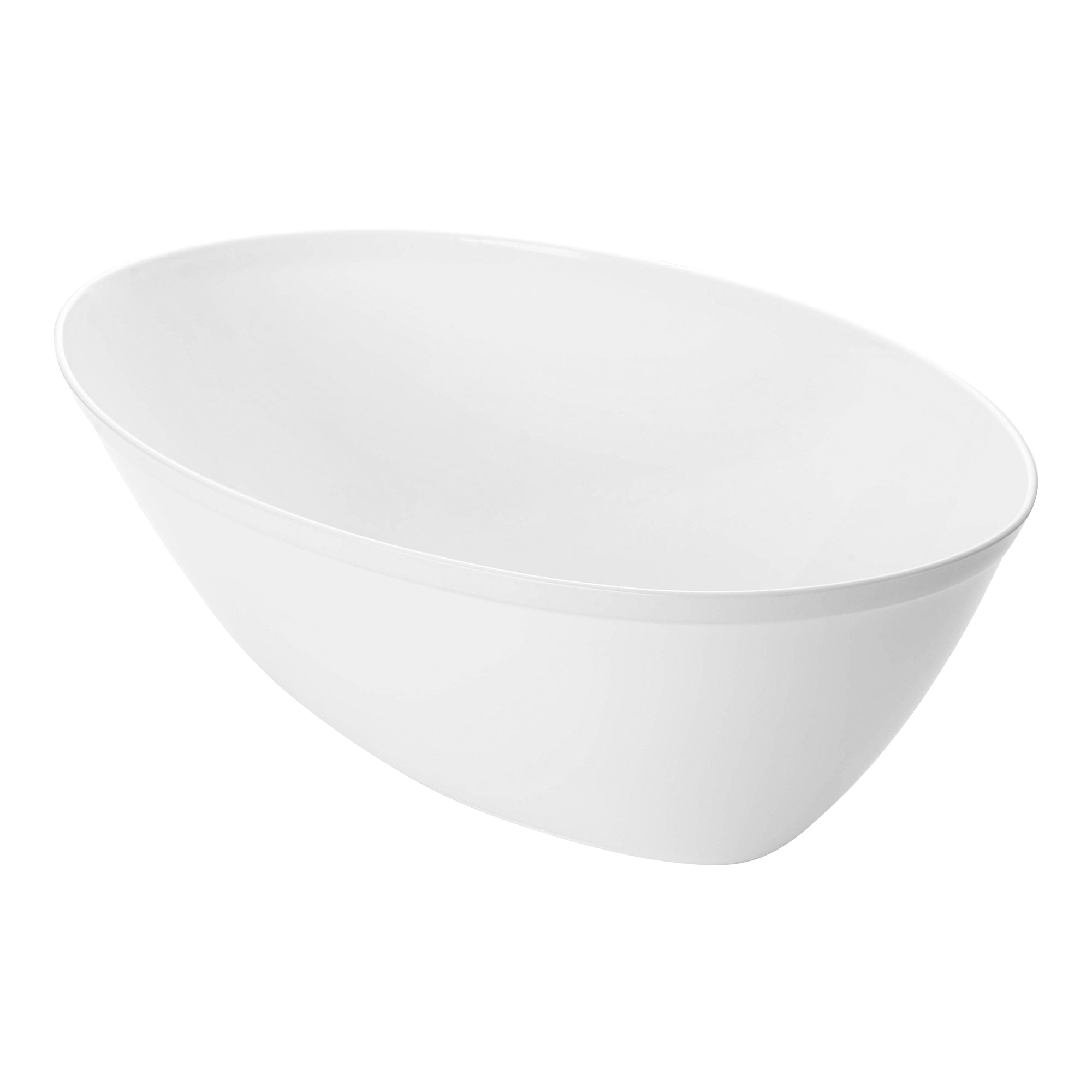 White Oval Luau Bowl (½ Gallon)