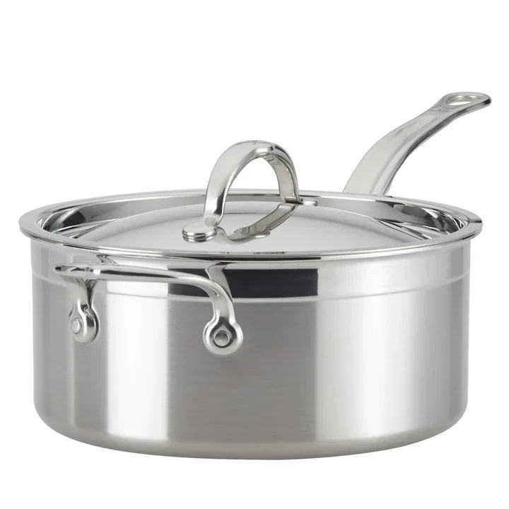 Hestan Pro Bond Forged Stainless Steel Saucepan with Lid