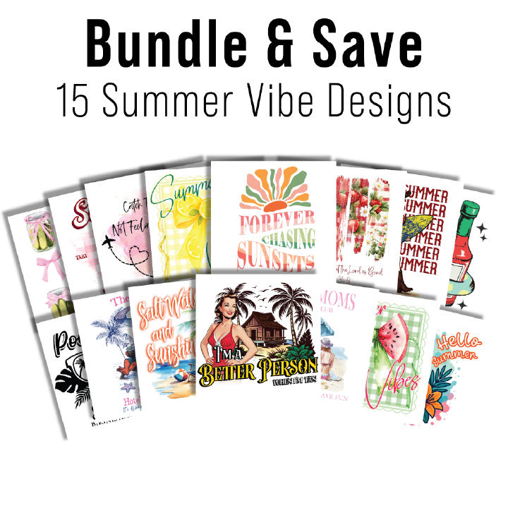 Multi Product Use - Digital Sublimation Designs - Summer Vibes