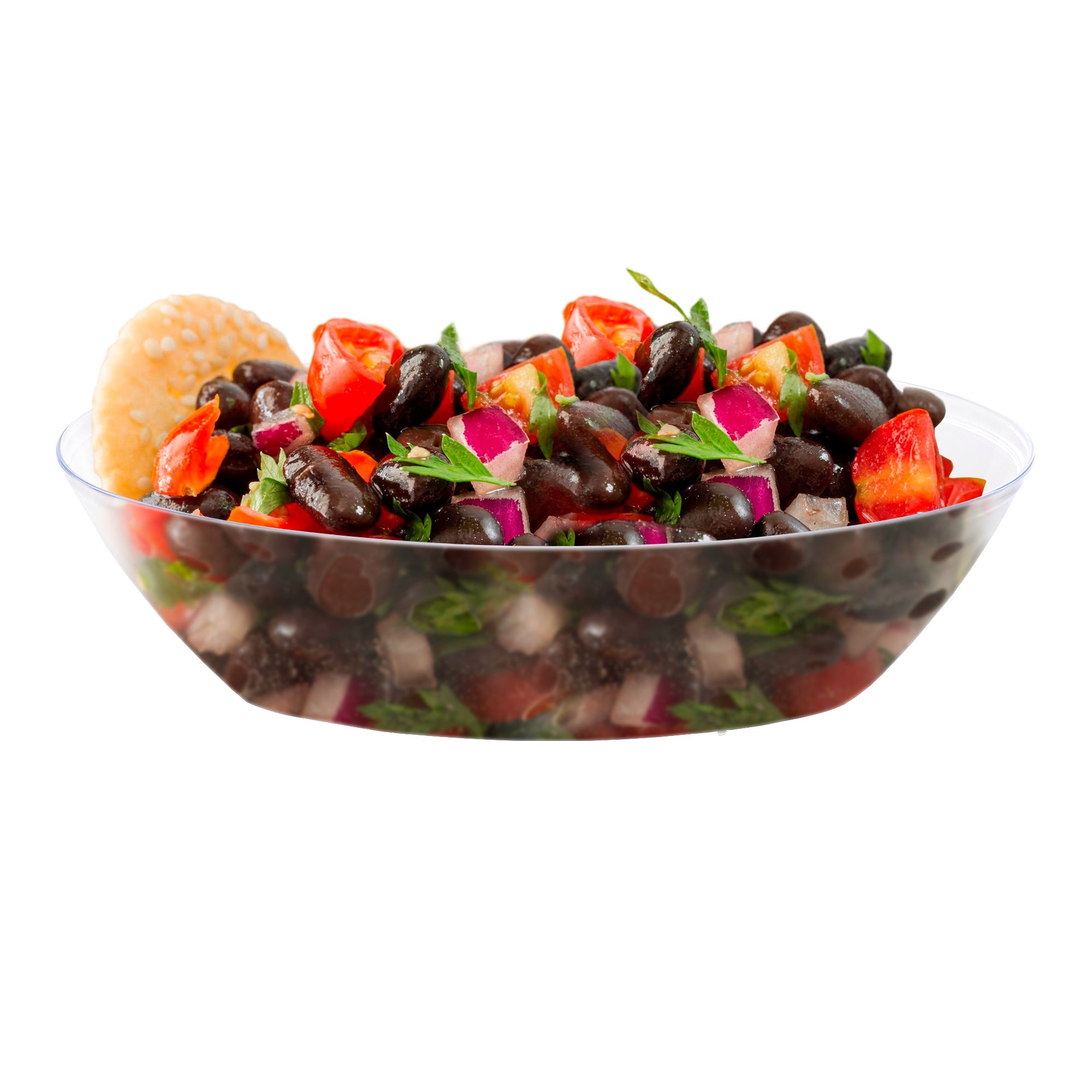 Clear Oval Luau Bowl (½ Gallon)
