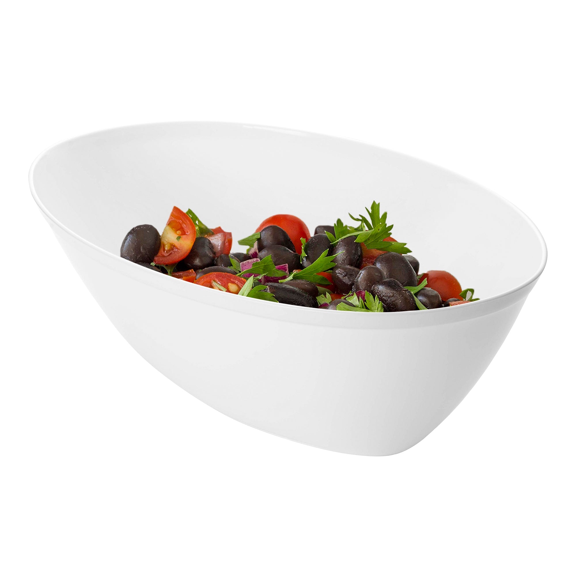 White Oval Luau Bowl (½ Gallon)