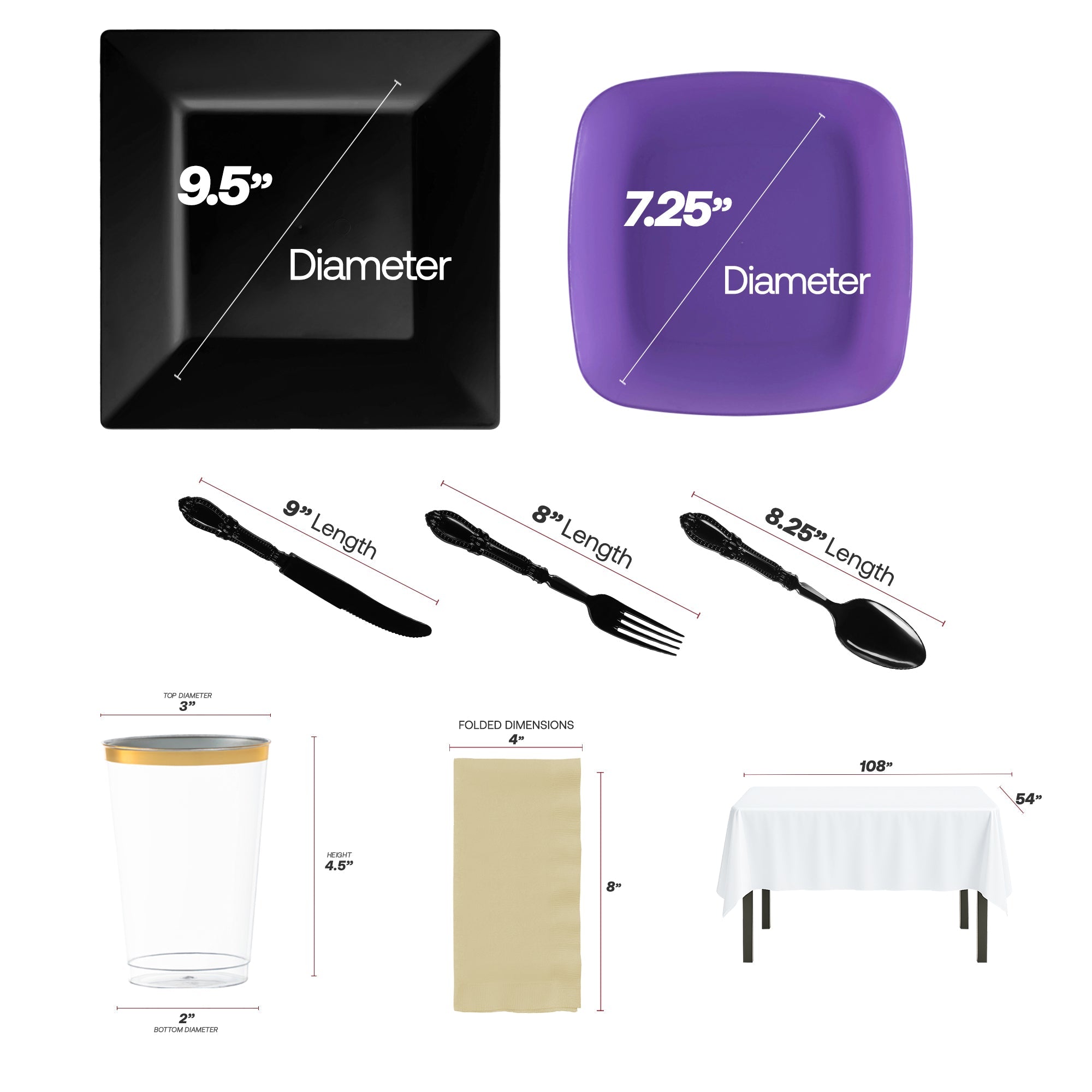 Black, Purple and White NFL / NBA / MLB Set