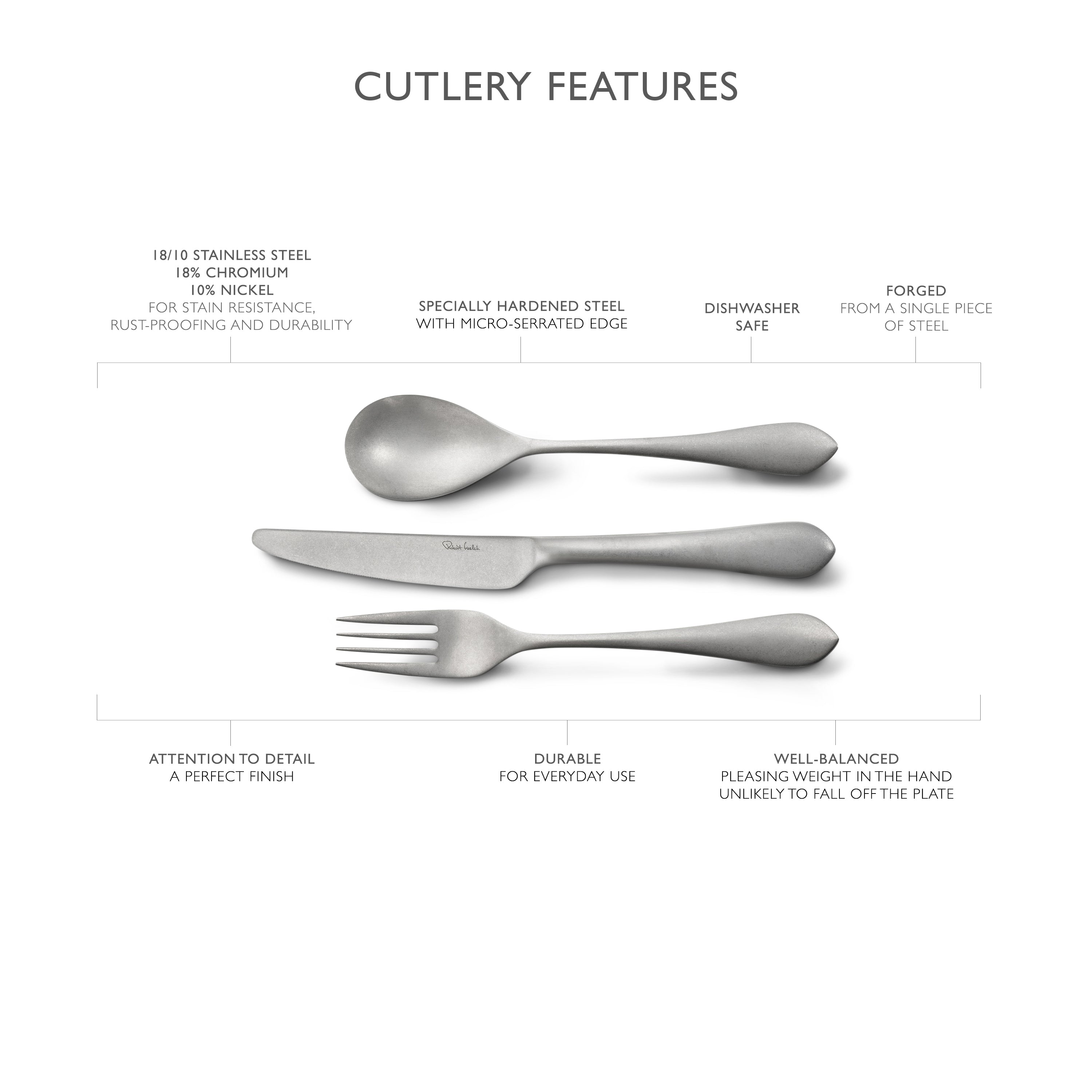 Quinton Vintage Dessert Spoon