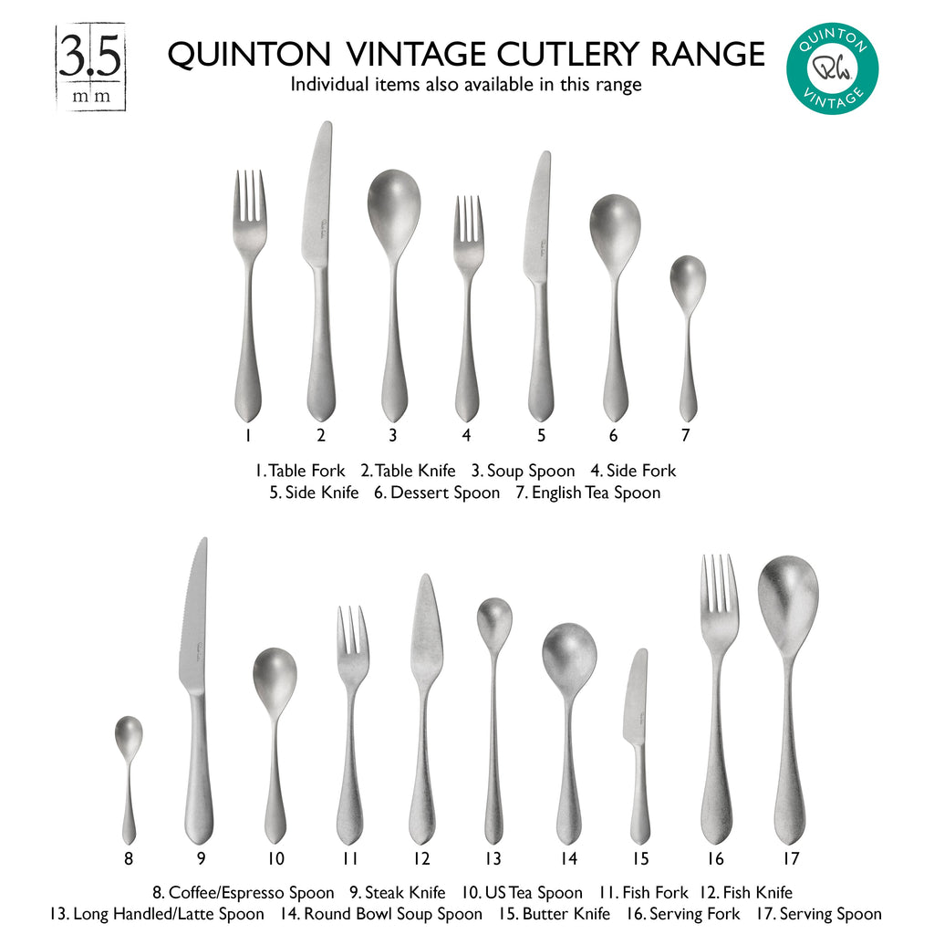 Quinton Vintage Long Handled Spoon