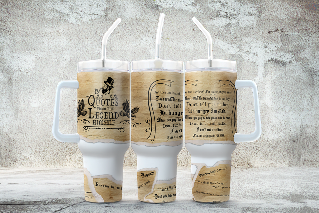 Assorted Ready to Press Sublimation Tumbler Prints (14 Pack) - Father's Day 2025