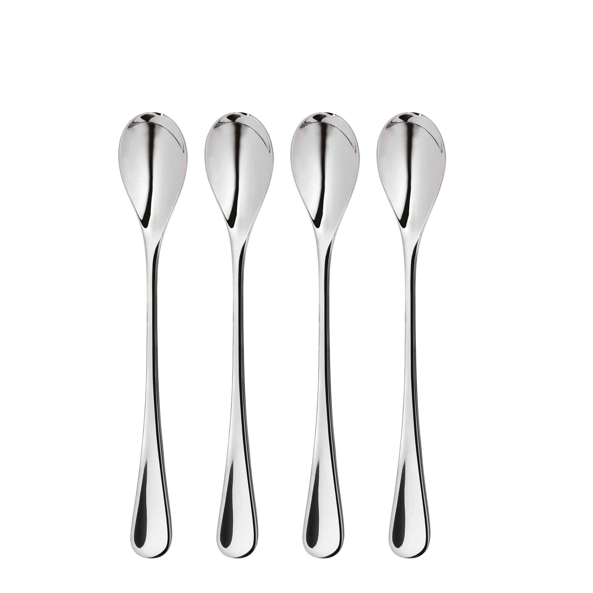 RW2 Bright Long Handled Spoon, Set of 4