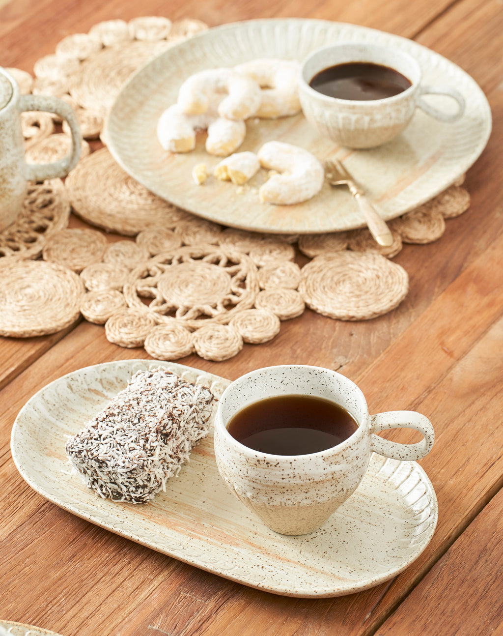 Ceylon Cup & Saucer / White