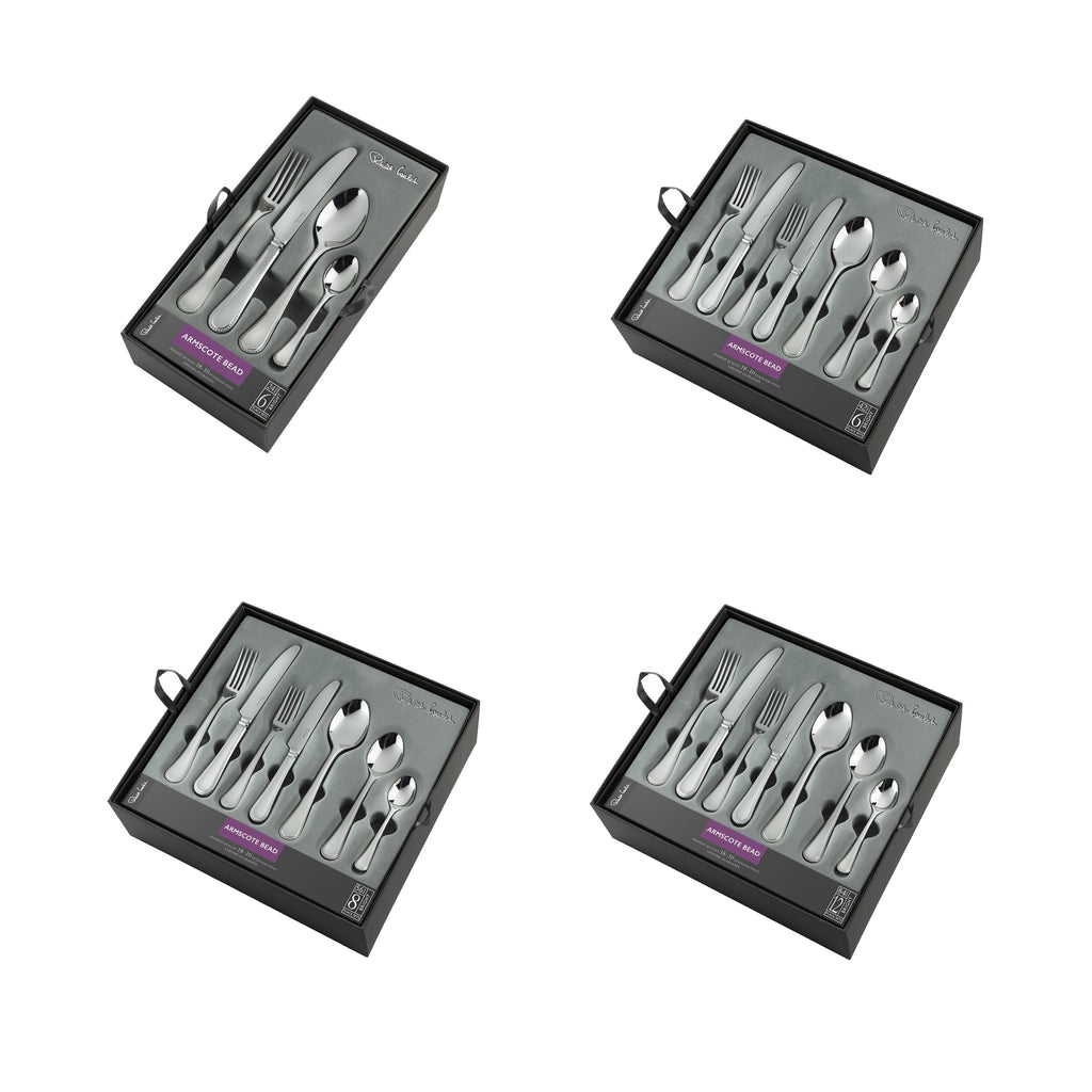 Armscote Bead Bright Cutlery Sample Set, 3 Piece