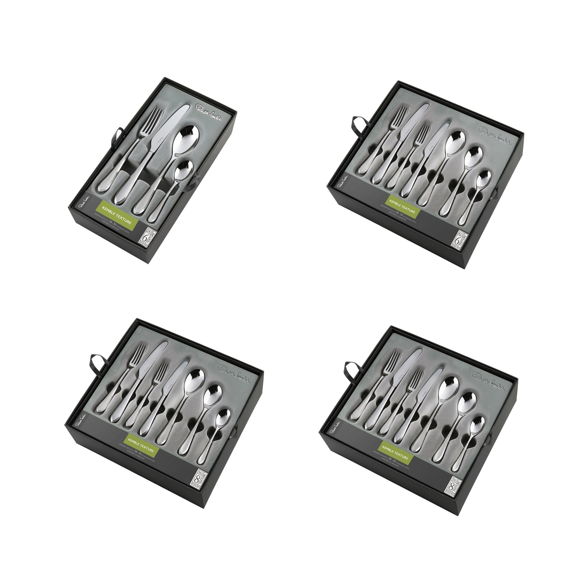 Kemble Texture Bright Steak Knife, Set of 4
