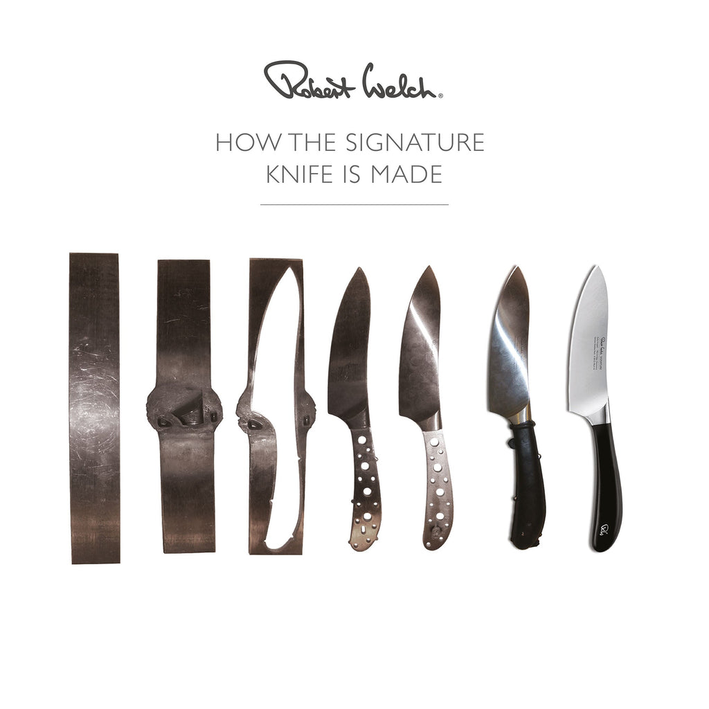 Signature Book Oak Chef's Set with Knife Sharpener