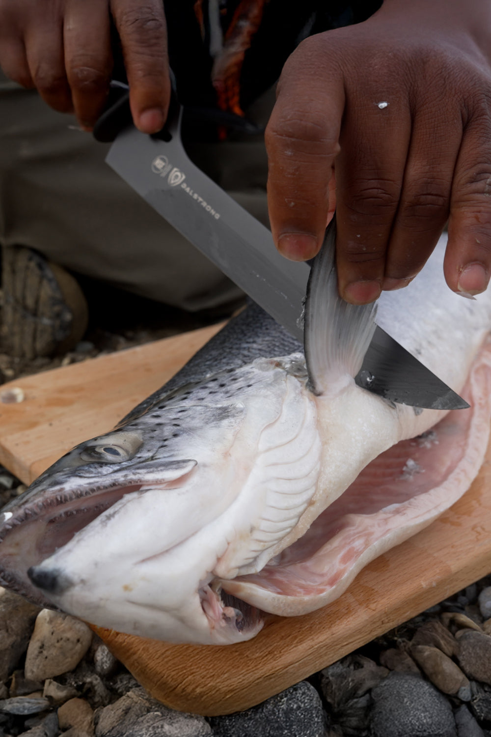 Offset Slicing & Carving Knife 10" | Night Shark Series | NSF Certified | Dalstrong ©