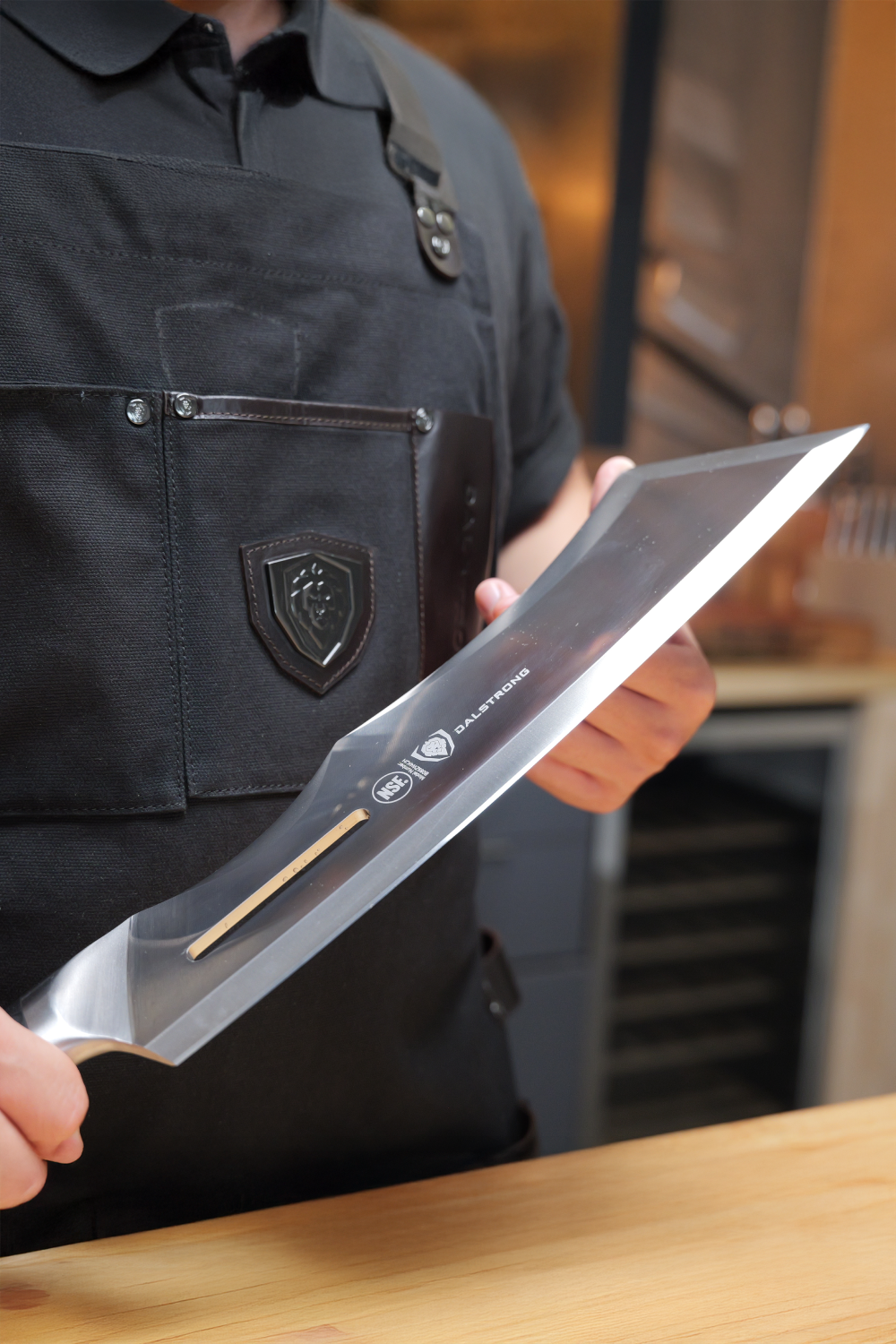 Annihilator Meat Cleaver with Stand 14" | Gladiator Series | Cleaver NSF Certified | Dalstrong ©